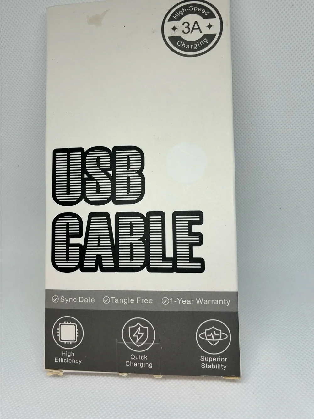 BRAND NEW USB C to USB C Cable, 2-Pack 10FT 60W Fast Charging Cable BLACK